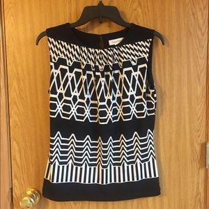 Calvin Klein sleeveless blouse/shirt/shell Sz S